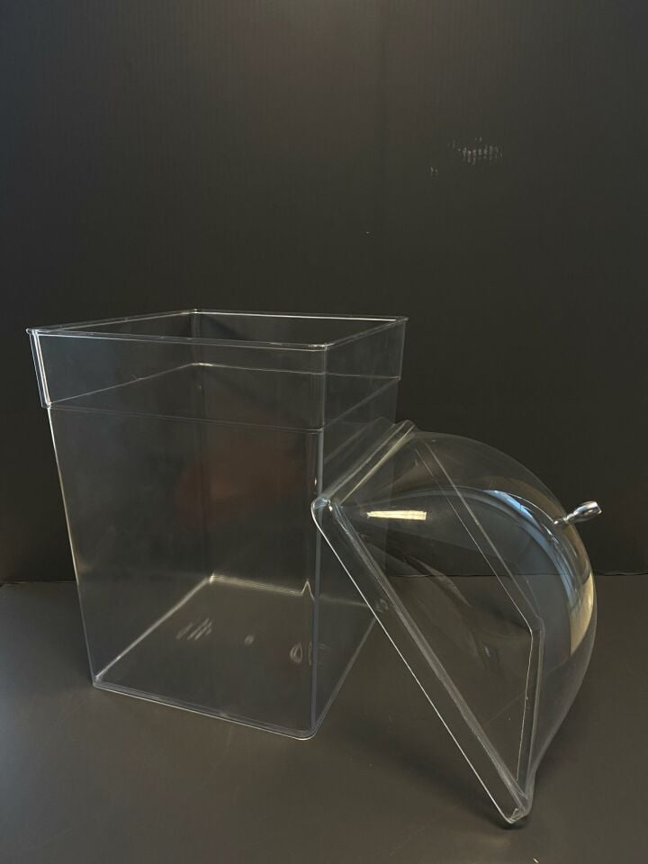 Köşeli Kapaklı Kavanoz,Kapaklı Kavanoz,Kavanoz