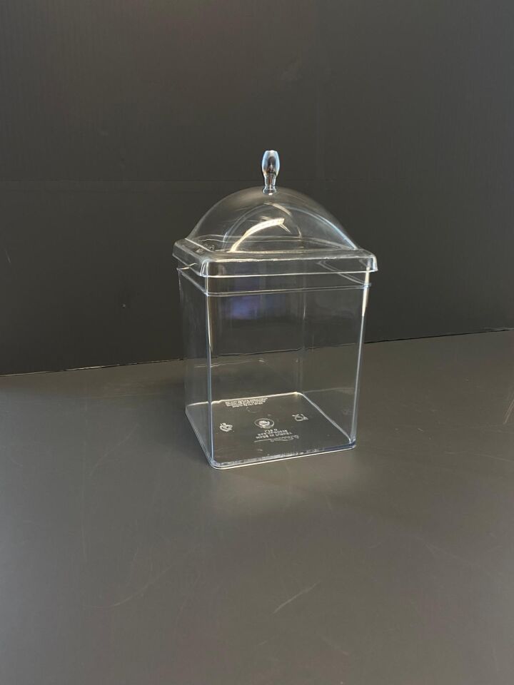 Köşeli Kapaklı Kavanoz,Kapaklı Kavanoz,Kavanoz