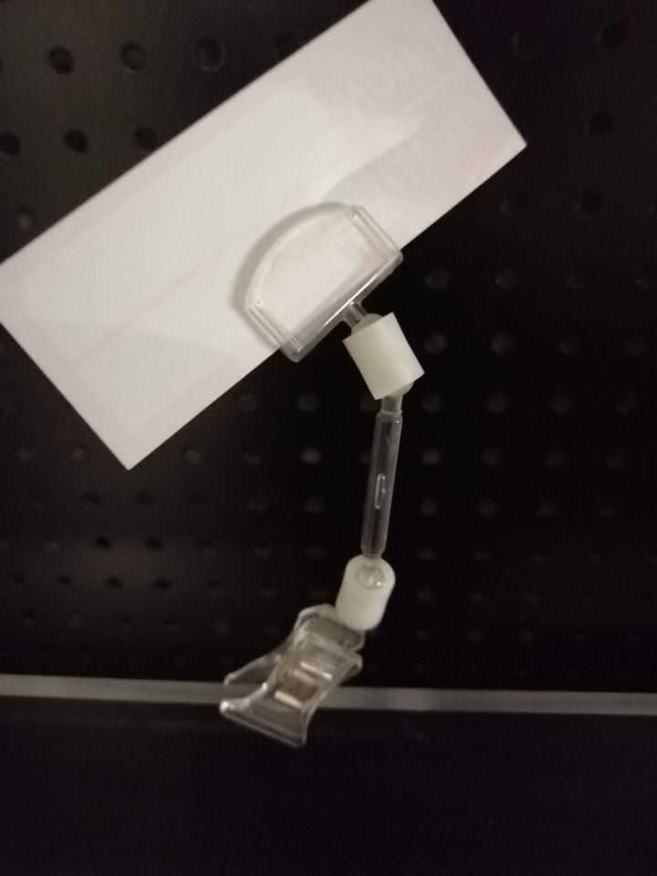 ŞEFFAF KÜÇÜK MANDAL KÜÇÜK OVAL 50MM ÇUBUK ETİKETLİK mandallı etiket tutucu, mandallı fiyat etiketliği
