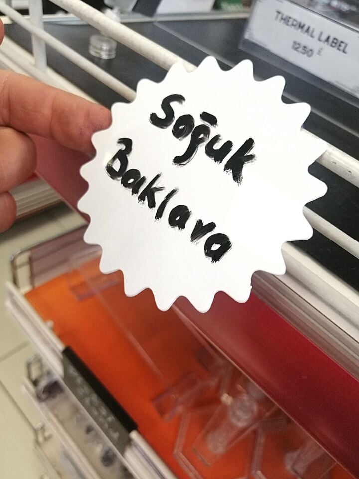 5 Adet Dekoratiff Silinebilir Cama ve Tele Takma Geçme Rozet Etiket, Fiyat Raf Ürün Etiketi Beyaz