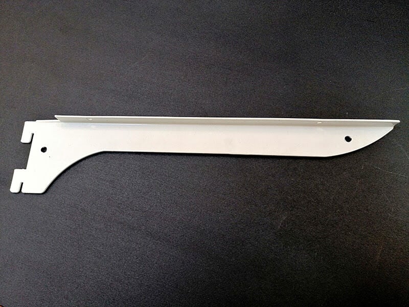 ETEKLİ KONSOL 35 CM BEYAZ Ayarlanabilir Raf Ayağı Profil için Dişli Raf Ayağı