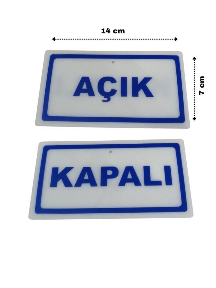 PLEKSİ YÖNLENDİRME AÇIK-KAPALI