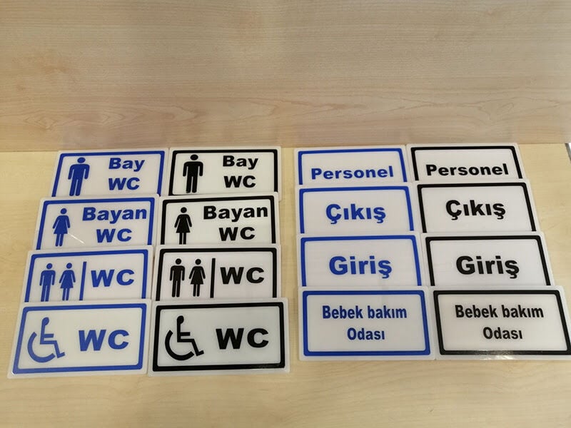 PLEKSİ YÖNLENDİRME 15X8CM