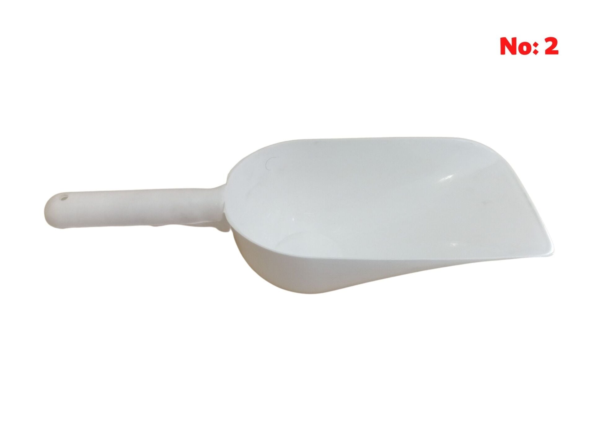KÜREK NO:2 Plastik Kürek Ürün Küreği Kahve Baharat Kuruyemiş Bakliyat Küreği Gıda Teşhir ve Dökme Kürek