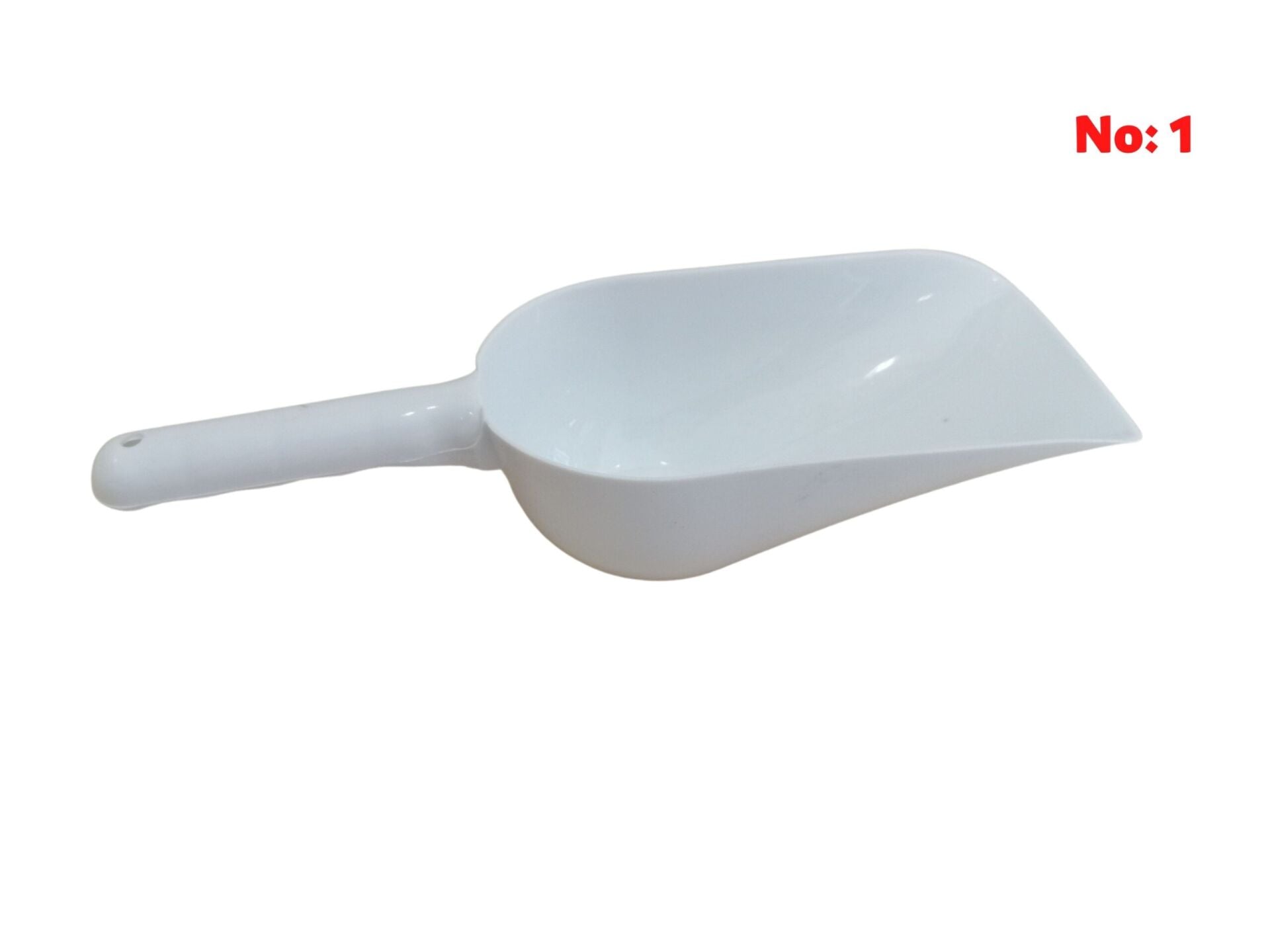KÜREK NO:1 Plastik Kürek Ürün Küreği Kahve Baharat Kuruyemiş Bakliyat Küreği Gıda Teşhir ve Dökme Kürek