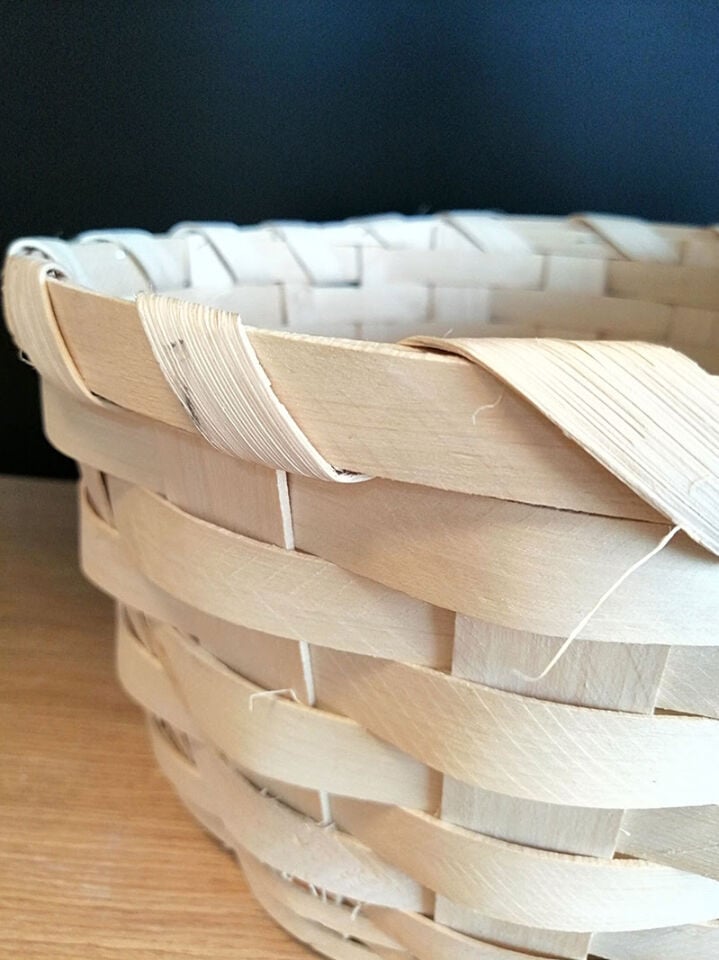 SEPET YATAY ÖRGÜLÜ ÇAP:33CM H:18CM