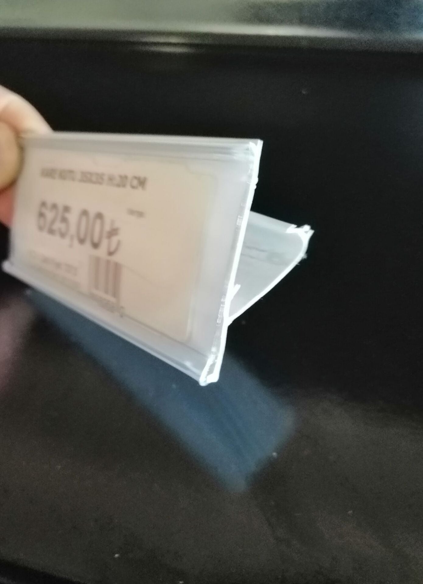 RAF ÖNÜ PROFİL GEÇMELİ (3G RAFLAR İÇİN) H:39MM (3 METRE)