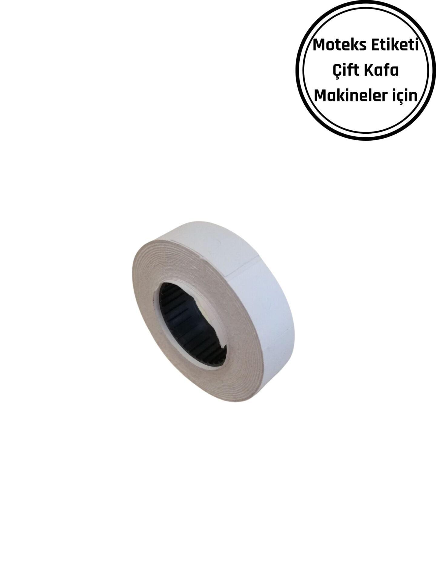 MOTEKS ETİKETİ 16X23 ÇİFT KAFA MAKİNELER İÇİN ETİKET Moteks Beyaz Etiket Yapışkanlı Etiket
