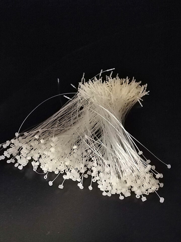 KİLİTLİ KILÇIK 13CM (500 ADET) Kılçık Askı Ürün Kilitleme Kelepçesi Kılçığı Elbise Kılçık Tekstil Ürün Aparatı