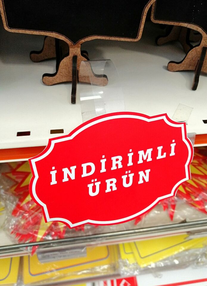 RAF ÖNÜ KUPON TUTUCU PEN WOBLER 15CM