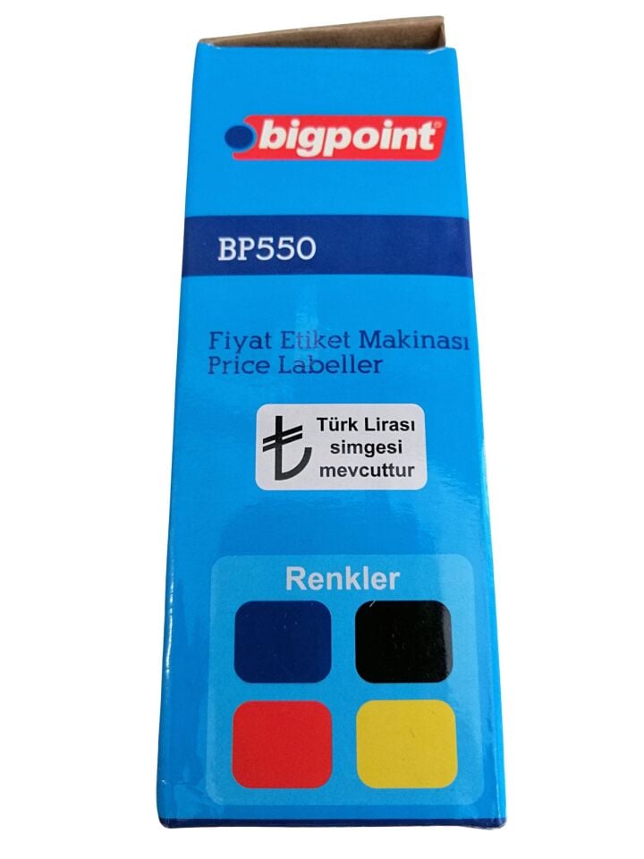 ETİKETLEME MAKİNASI Bigpoint Etiketleme Fiyat Etiketi Makinası El ile Yapıştırmalı Etiket Makinası