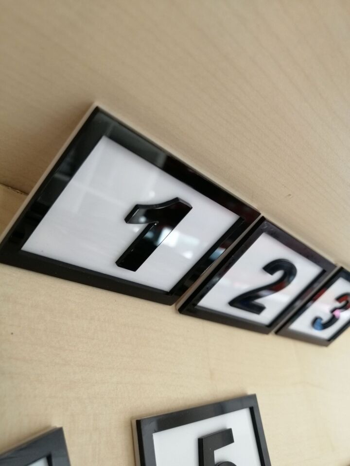 PEÇETELİK NO 5x5CM (15 Lİ PAKET) BEYAZ-SİYAH (7815) Masa Numaraları Peçetelik Numaraları Yapışkanlı Sayılar Pleksi Numeratör Yapışkanlı Sayılar
