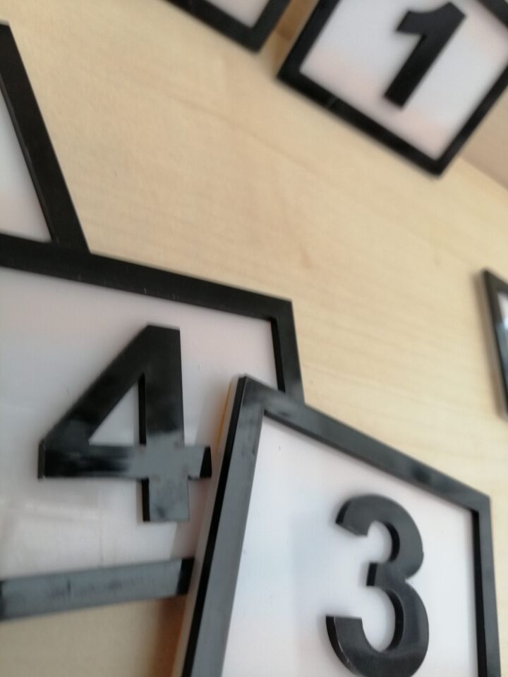 PEÇETELİK NO 7x5CM (10 LU PAKET) BEYAZ-SİYAH (78-10) Masa Numaraları Peçetelik Numaraları Yapışkanlı Sayılar Pleksi Numeratör Yapışkanlı Sayılar