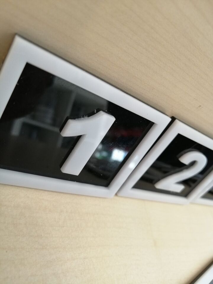 PEÇETELİK NO 7x5CM (10 LU PAKET) SİYAH-BEYAZ (77-10) Masa Numaraları Peçetelik Numaraları Yapışkanlı Sayılar Pleksi Numeratör Yapışkanlı Sayılar