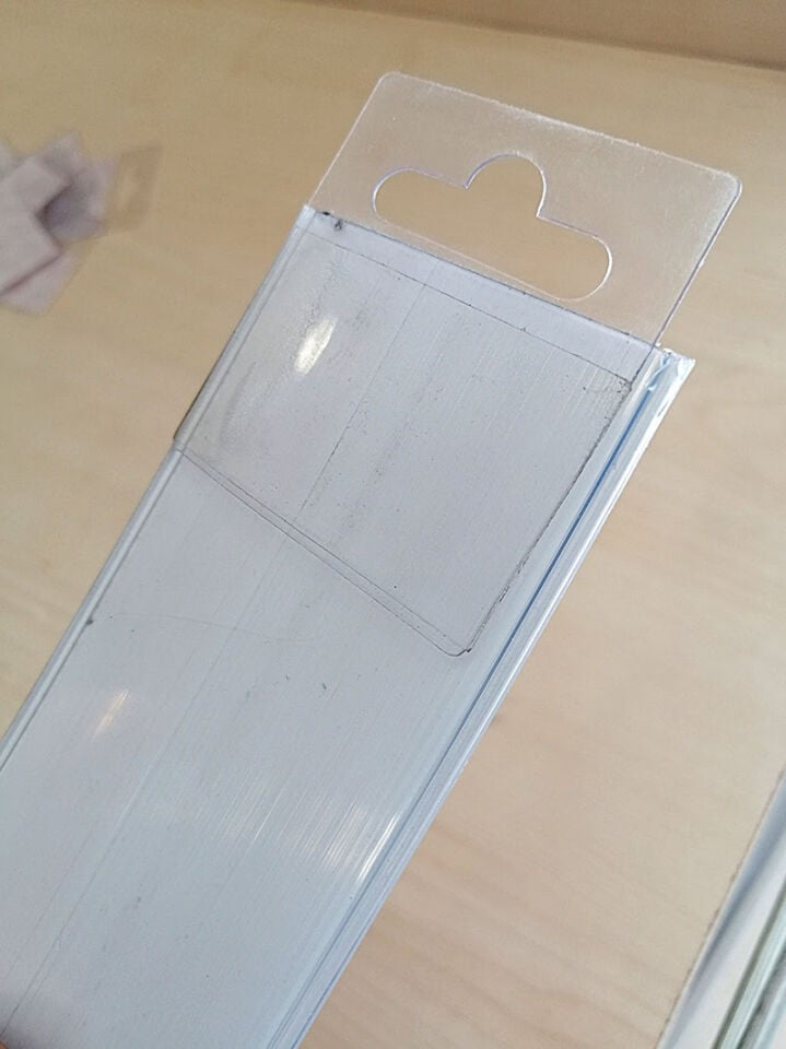 YAPIŞKANLI PVC TEL ASKI ASMA APARATI (50 Lİ PAKET) tel askılara ürün asmak için yapışkanlı aparat, tel askı asma aparatı,