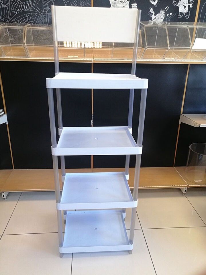 PLASTİK RAF STAND E50D40H:117,5CM