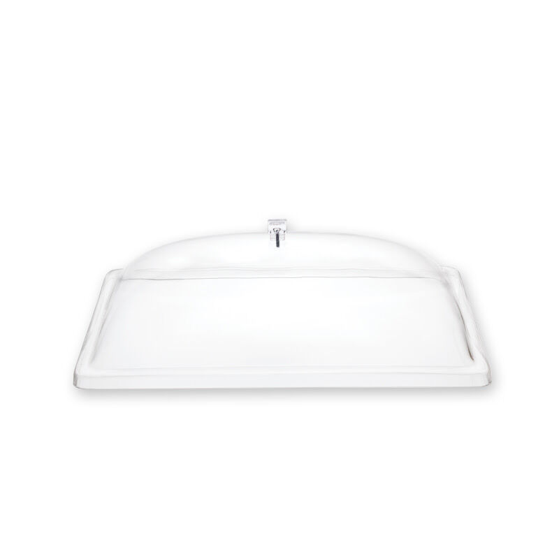 KAPAK BOMBELİ KARE 25X25CM Dayanıklı Şeffaf Pleksi Kapak Bombeli Kapak