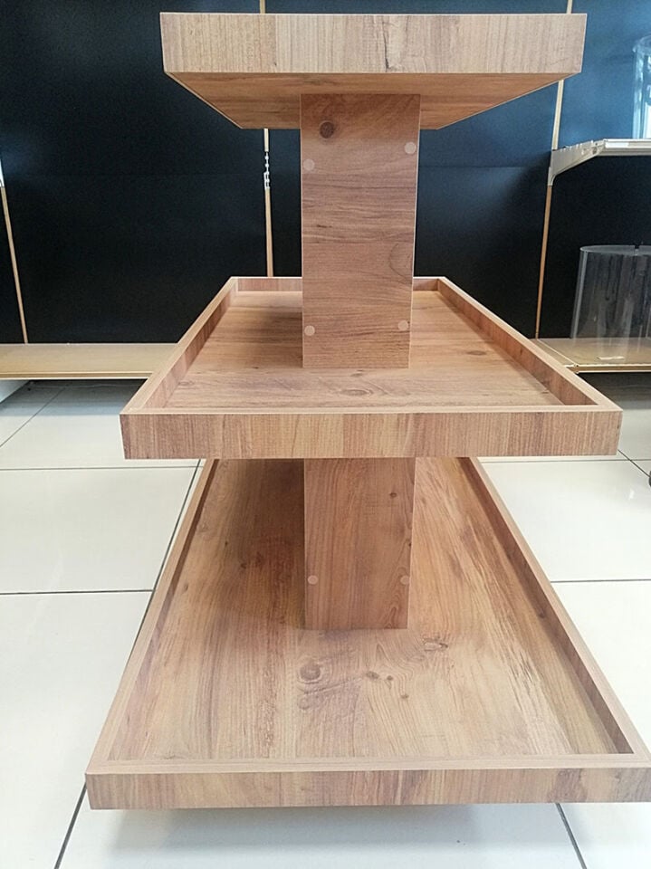 STAND AHŞAP 3 KATLI H:100CM
