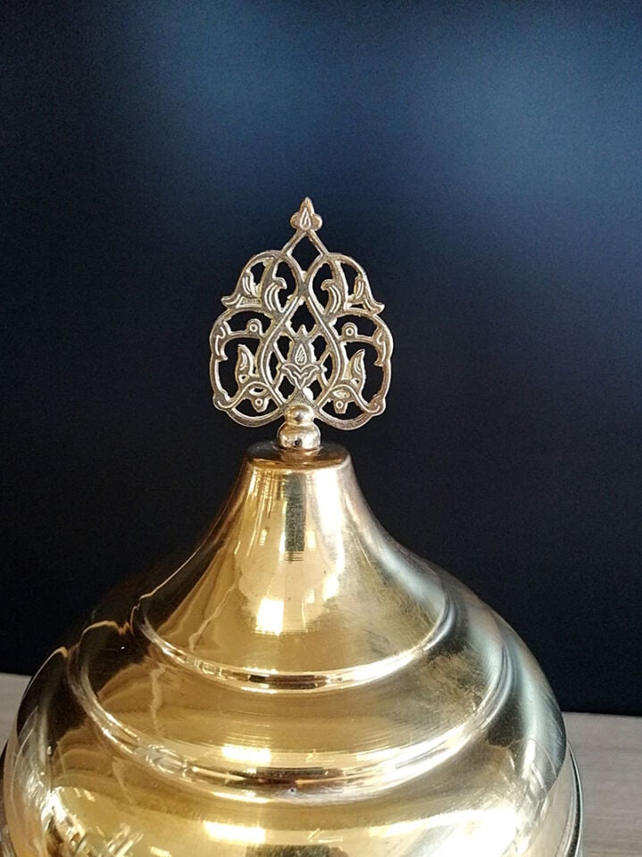 KV CAM KAVANOZ +METAL KAPAK ÇAP:14CM H:20CM 2,7LT  Cam Kavanoz Cam Teşhir Ürünü Pirinç Sarı Kapak Cam Teşhir Ekipmanı Jüt ip Aksesuar