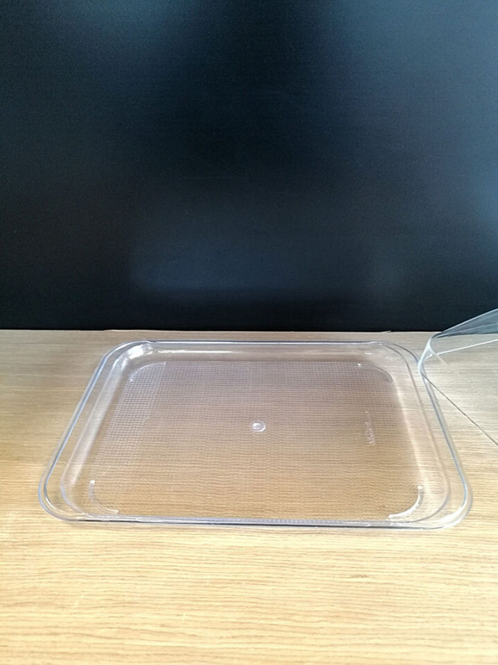 KV TEPSİ KAPAKLI 34,5X25XH:13CM (KV-13) Ürün Teşhir ve Sunum Tepsisi Kapaklı Dayanıklı Kapak Mika Tepsi Pleksi Kapak