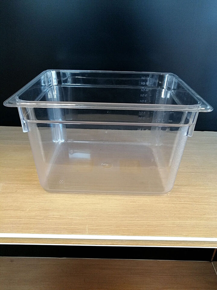 KÜVET POLİKARBON 1/2 26X32XH:20CM ŞEFFAF Zeytin Kabı Polikarbon Şeffaf Küvet Ürün Saklama Teşhir Küveti 11,7 Lt