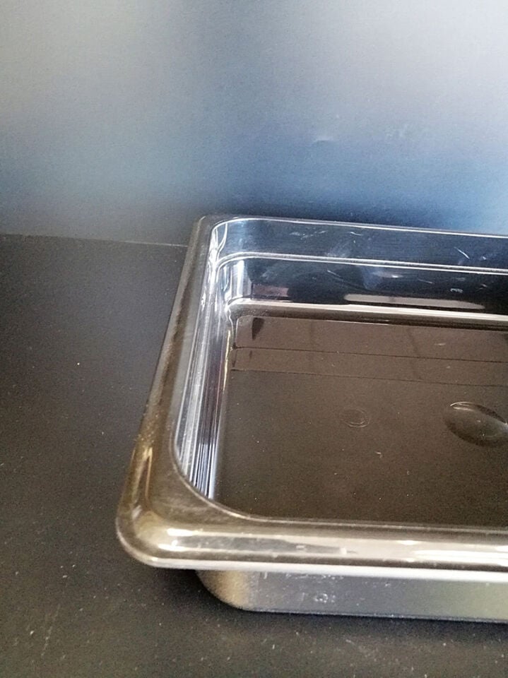 KÜVET POLİKARBON 1/2 26X32Xı PolikarboH:6,5CM SİYAH Zeytin Kabn Şeffaf Küvet Ürün Saklama Teşhir Küveti