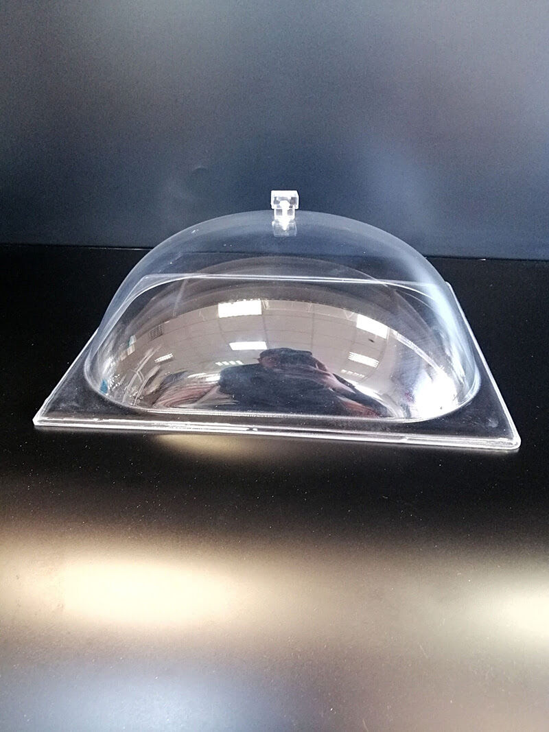 KAPAK BOMBELİ DİKDÖRTGEN 26X32CM METAL KÜVET İÇİN Şeffaf Pleksi Kapak Dayanıklı Pleksi Kapak Metal Küvet Kapağı