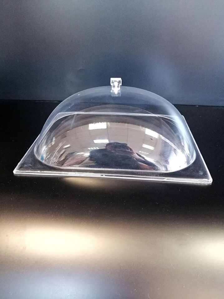 KAPAK BOMBELİ DİKDÖRTGEN 26X32CM METAL KÜVET İÇİN Şeffaf Pleksi Kapak Dayanıklı Pleksi Kapak Metal Küvet Kapağı