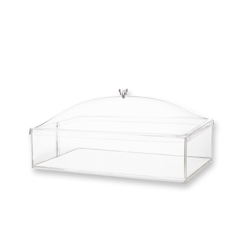 KÜVET KAPAKLI 32X53XH:10CM Pleksi Küvet ve Kapak Dayanıklı Şeffaf Pleksi Küvet Ürün Teşhir Kapları Dayanıklı Pleksi Kapak