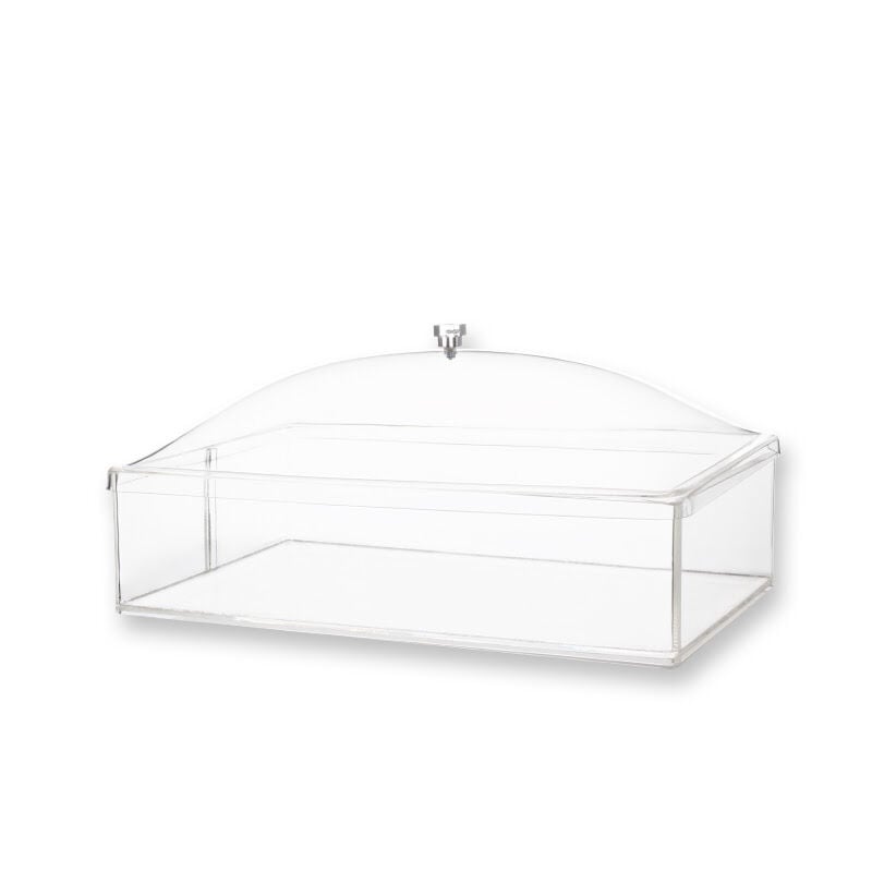 KÜVET KAPAKLI 37X46XH:10CM Pleksi Küvet ve Kapak Dayanıklı Şeffaf Pleksi Küvet Ürün Teşhir Kapları Dayanıklı Pleksi Kapak