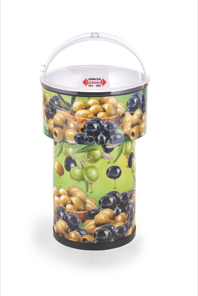 ORTA HAVUZ KADEMELİ ZEYTİN ÇAP:50CM İÇ KAPAK + DÖNER KAPAK Zeytin Teşhir Orta Havuz, Spesiyal Zeytin Sunum Teşhir Ürünü Zeytinlik Döner Kapaklı Ayaklı Zeytin Standı