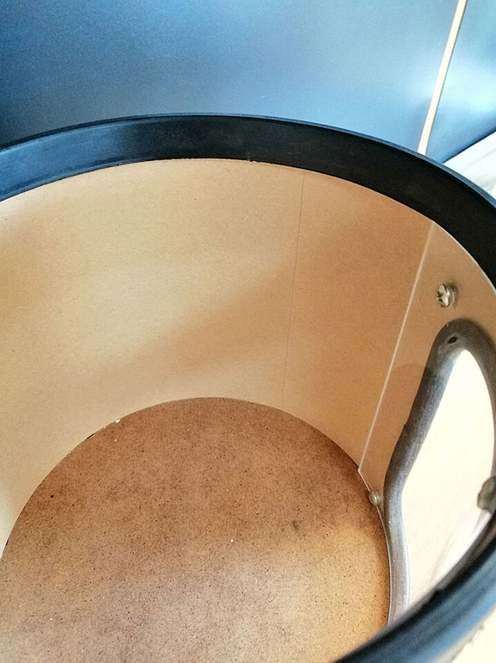 BİDON BAHARAT TAM PENCERELİ ÇAP 25CM H:25CM (Kapak Dahil Değildir) Özel Bidon Kraft Malzeme Nefes Alabilen Teşhir Depolama Baharat Kovası Bidonu