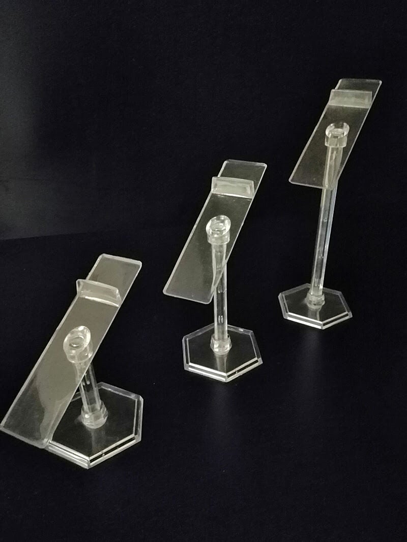 3’LÜ PRENS SET ÖKÇELİK Ayakkabı 3lü Teşhir Standı, Ayakkabı Vitrini için Teşhir Stand