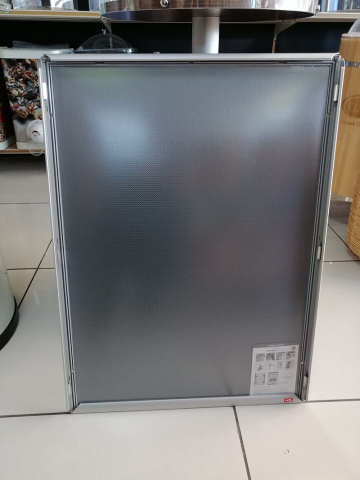 ALÜMİNYUM ÇERÇEVE 25MM B2 (50X70 CM Kenarları Açıılabilen Çerçeve Afiş Çerçevesi Alüminyum Gri B2 Çerçeve)