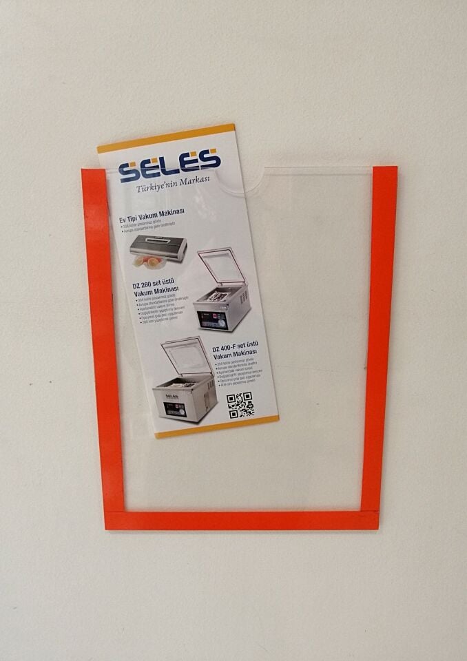 PLEKSİ ETİKETLİK A4 CEP
