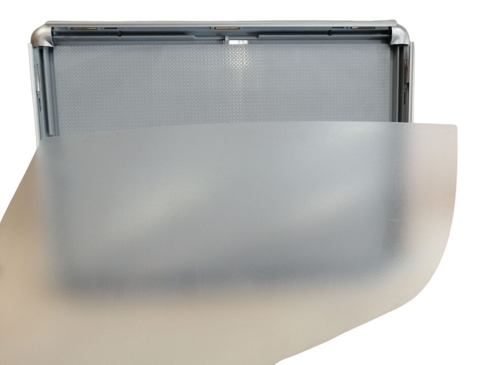 ALÜMİNYUM ÇERÇEVE 25MM A3 (29 x 42 cm) Kenarları Açılır Çerçeve Afiş Çerçevesi Ayaklı Alüminyum Gri A3 Pano