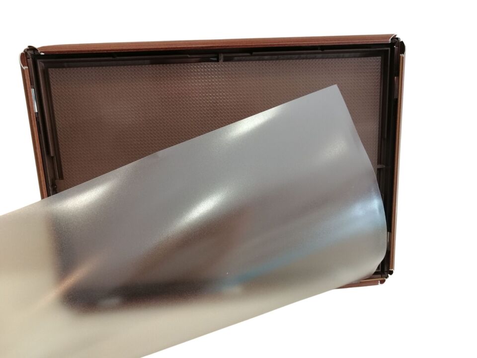 ALÜMİNYUM ÇERÇEVE 25MM A3 (29 x 42 cm) Kenarları Açılır Çerçeve Afiş Çerçevesi Alüminyum Ahşap Görünümlü A3 Pano Çerçeve