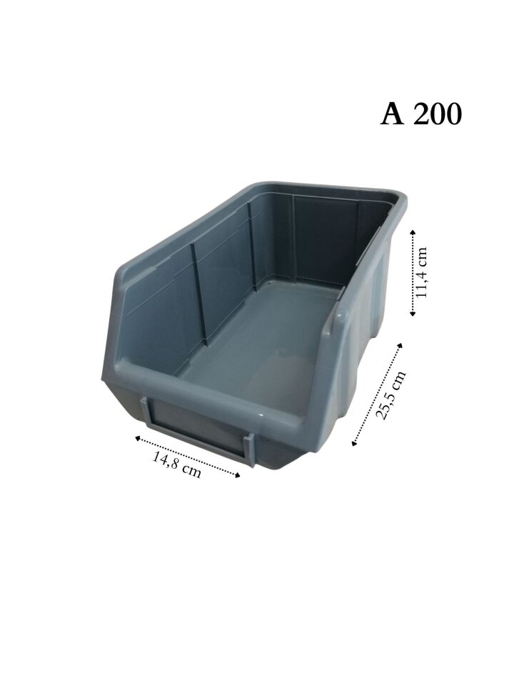 PLASTİK AVADANLIK A200 GRİ