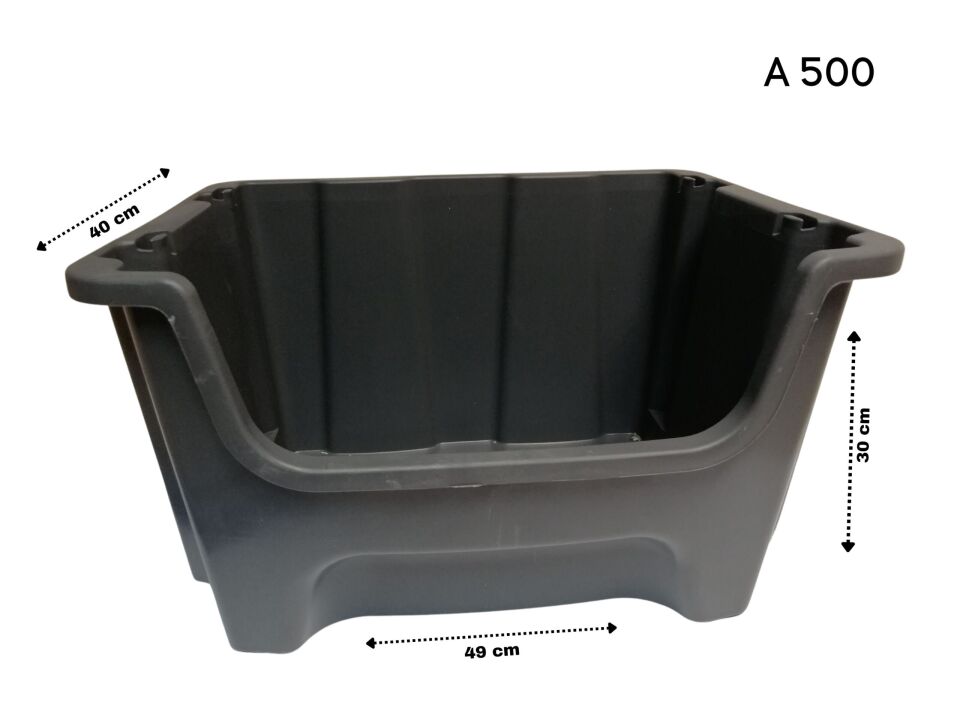 PLASTİK AVADANLIK A500 GRİ