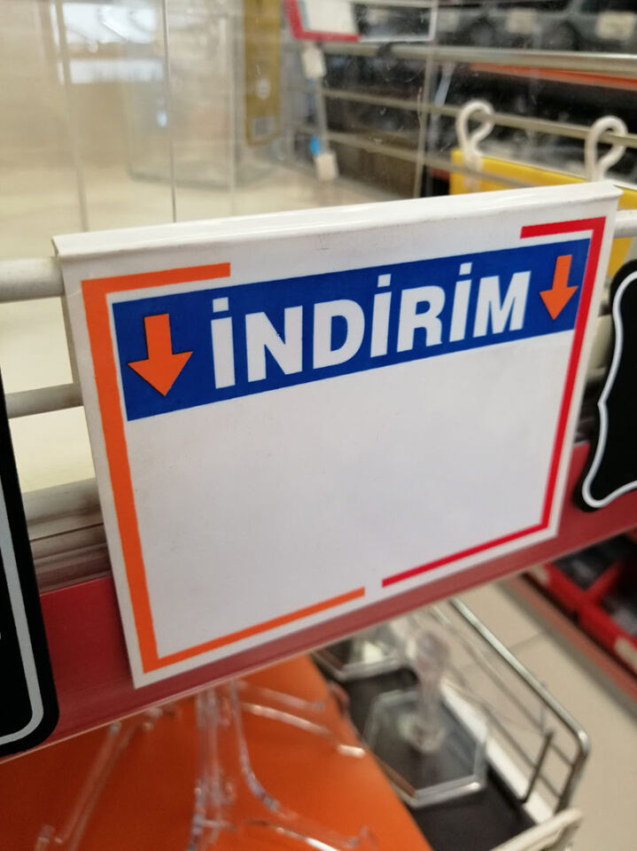 PLASTİK İNDİRİM ETİKETİ GEÇME BÜYÜK