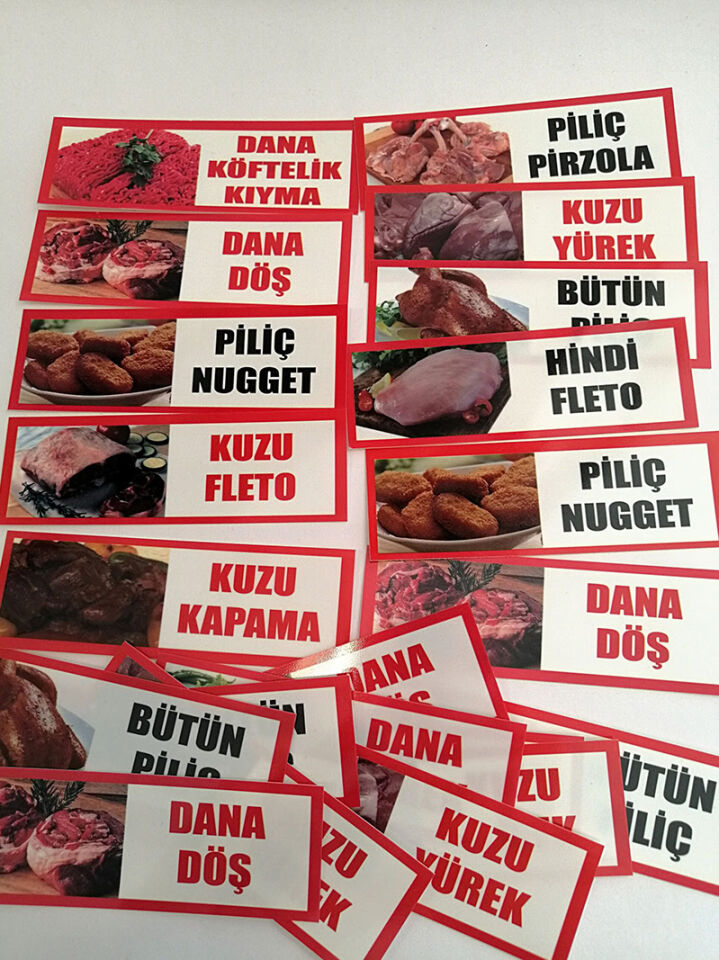 FİYAT KASETİ İÇİN ET İSİMLİKLERİ (RESİMLİ) Kasap Etiketlikleri Kasap için Et İsimlikleri Ürün Etiketleri Bilgilendirme Yazıları Resimleri