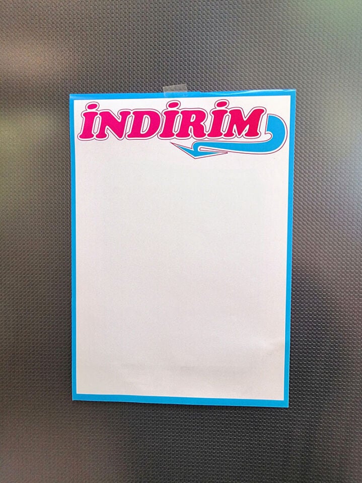 İNDİRİM BASKILI A4 ETİKET ADET Poster Etiket Kağıt Etiket A4 Boyutunda İndirim Etiketi Satış Etiketi Karton Kağıt Etiket