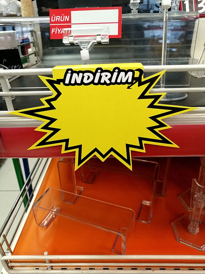 YILDIZ GEÇME İNDİRİM ETİKETİ yıldız şeklinde fiyat etiketi, indirim yazılı yıldız etiket, indirim baskılı fiyat etiketi
