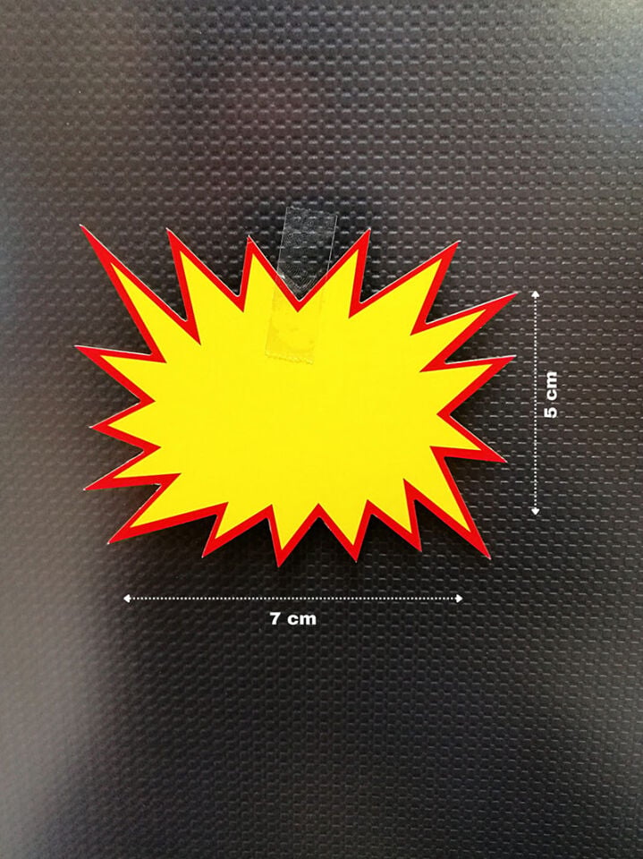 YILDIZ ETİKET MİNİ EN:11CM X H:9CM(NO:4) yıldız fiyat etiketi, yıldız şeklinde fiyat etiketi, baskısız yıldız şeklinde fiyat etiketi