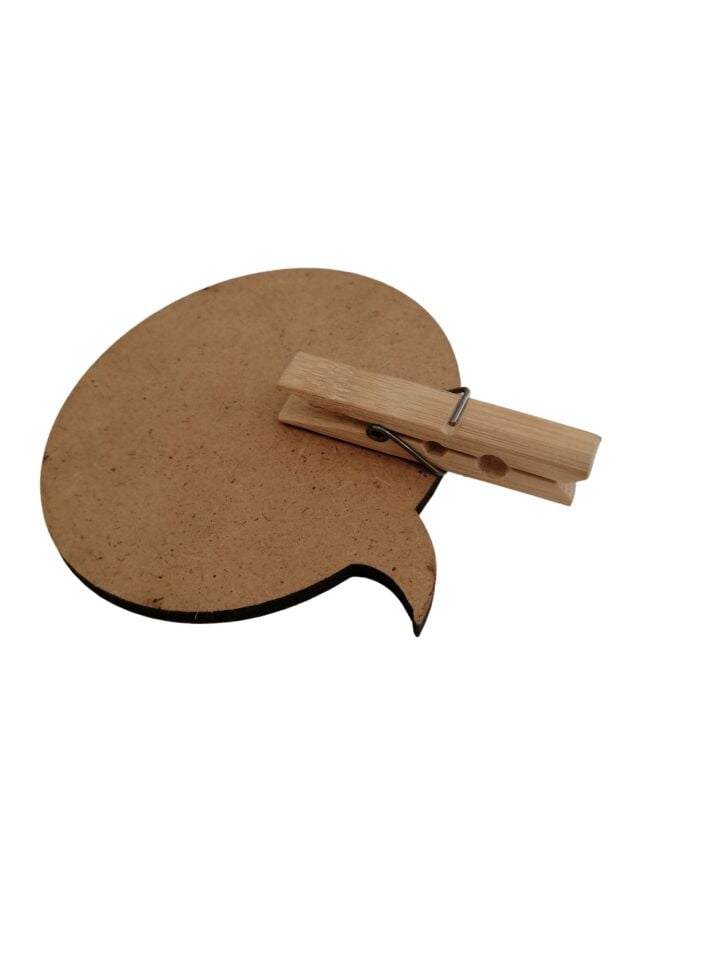 KARA TAHTA (10cm x 8cm) BALON MANDALLI Silinebilir Dekoratif Etiket ve Etiketlik PVC Siyah Etiket