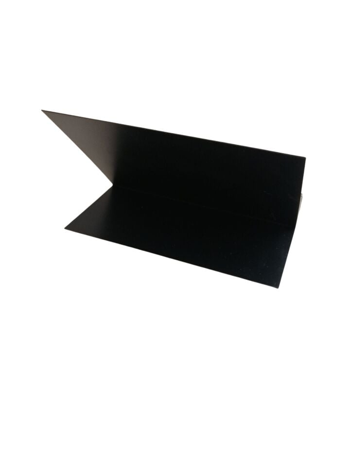 KARA TAHTA AÇILI AYAKLI- PVC (10cm x H:7cm) Silinebilir Dekoratif Etiket ve Etiketlik PVC Siyah Etiket