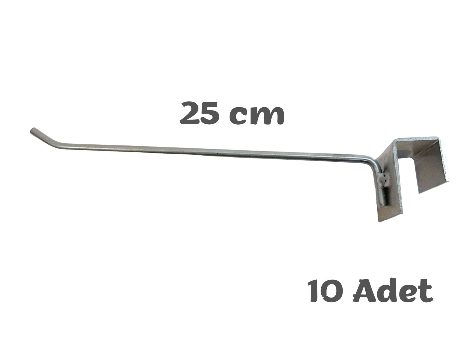 P.G 20X40 PROFİLE GEÇEN TEL ASKI 25CM ÇİNKO Ürün Asma Çubukları, Demir Askı Çubuğu, Tel Askılık Ürün Asma Aparatı