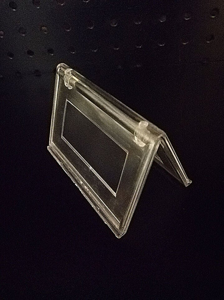 PLASTİK ÇATI FORMATLI ETİKETLİK 10XH:7CM