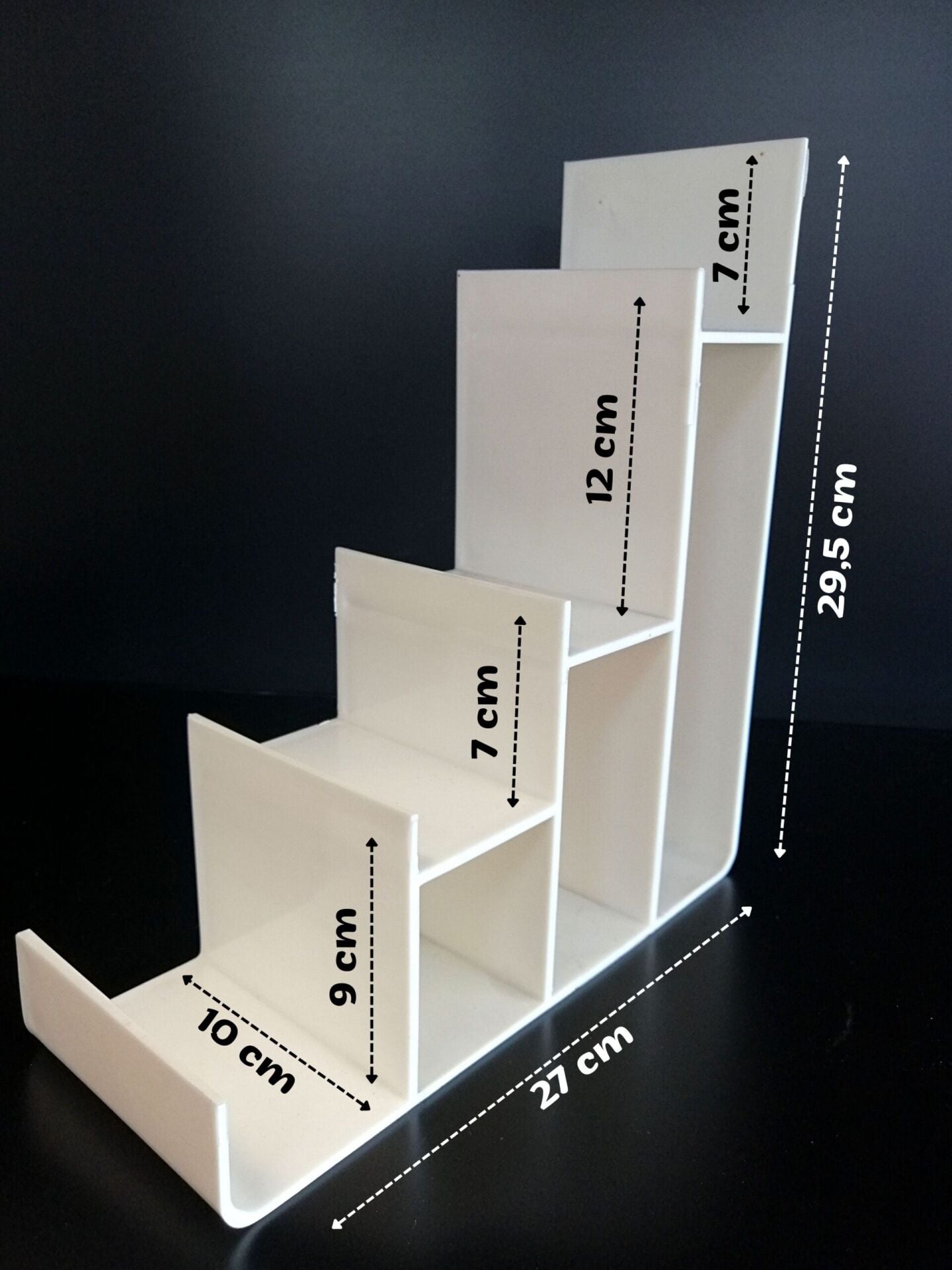 KADEMELİ STAND CÜZDANLIK 4 Katlı Ürün Teşhir Standı 4 Katlı Mini Raf Stand