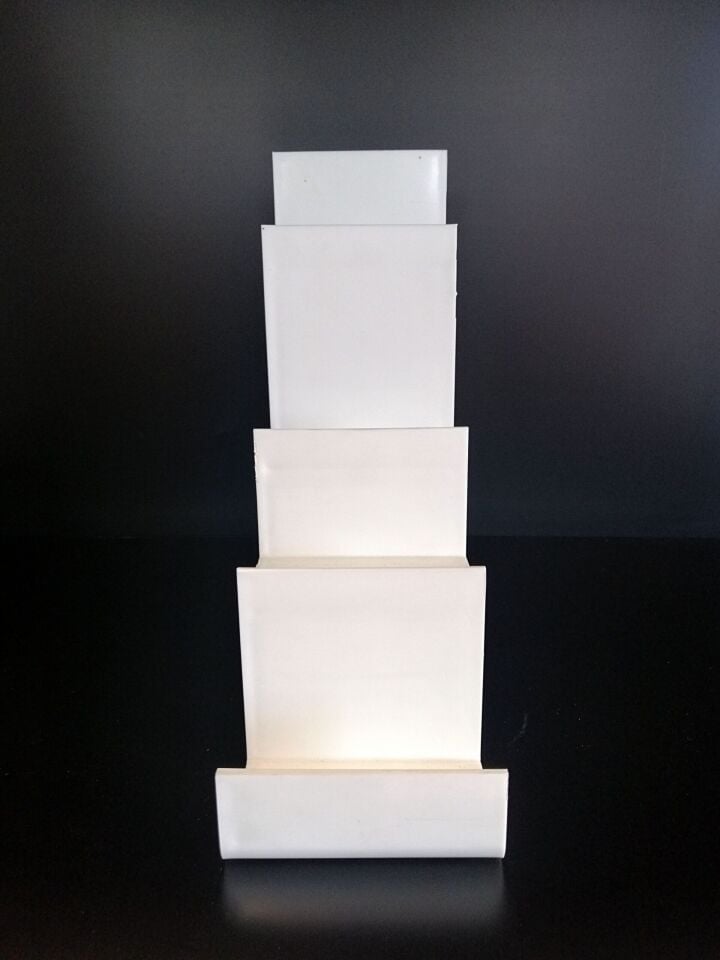 KADEMELİ STAND CÜZDANLIK 4 Katlı Ürün Teşhir Standı 4 Katlı Mini Raf Stand